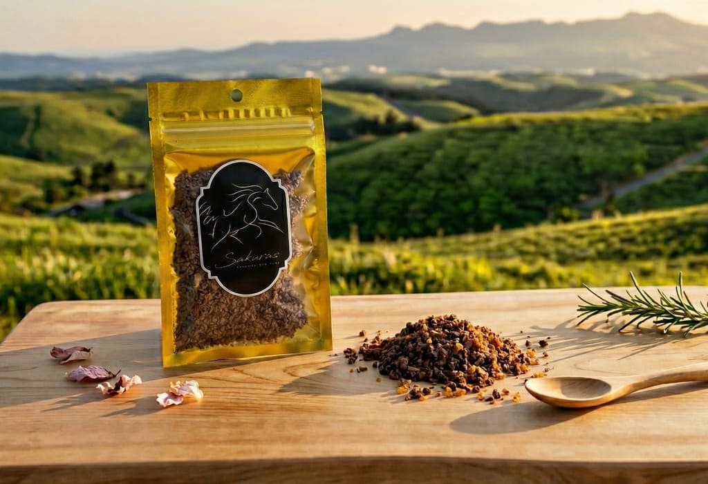 犬用無添加ふりかけトッピングとパッケージの商品イメージ ナチュラルドッグフード